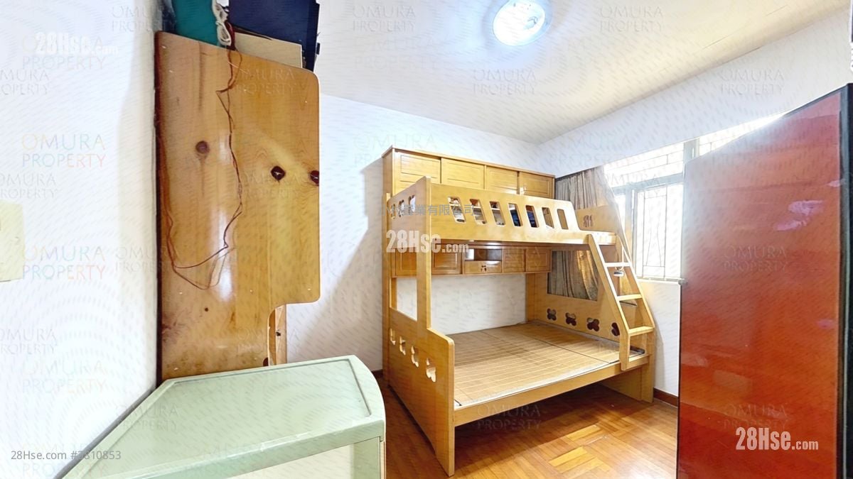 睡房 2: 華登大廈 售盤 2 房 , 1 浴室 593 平方呎