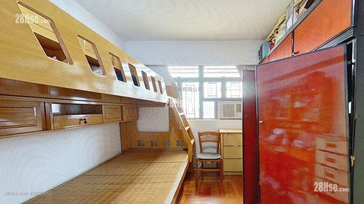 睡房 2: 華登大廈 售盤 2 房 , 1 浴室 593 平方呎