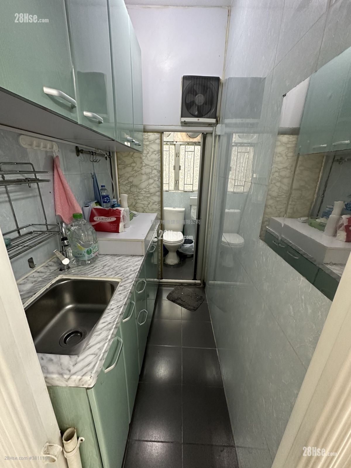 宝宁大厦 租盘 2 房 , 1 浴室 470 平方尺