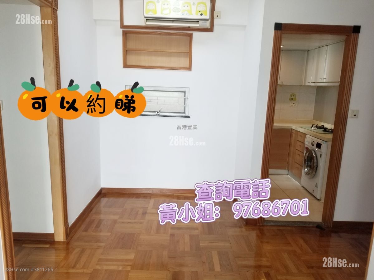 港灣豪庭 租盤 2 房 , 1 浴室 386 平方呎