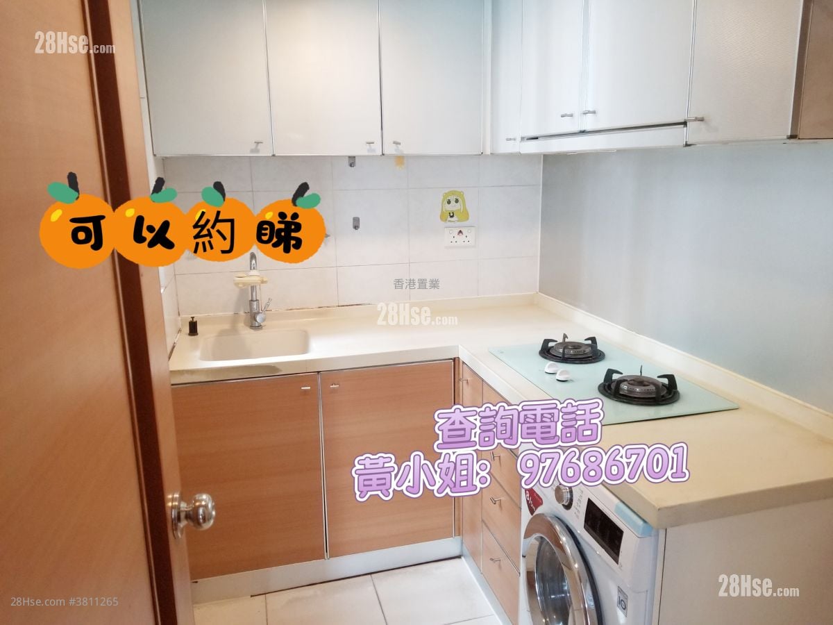 港灣豪庭 租盤 2 房 , 1 浴室 386 平方呎