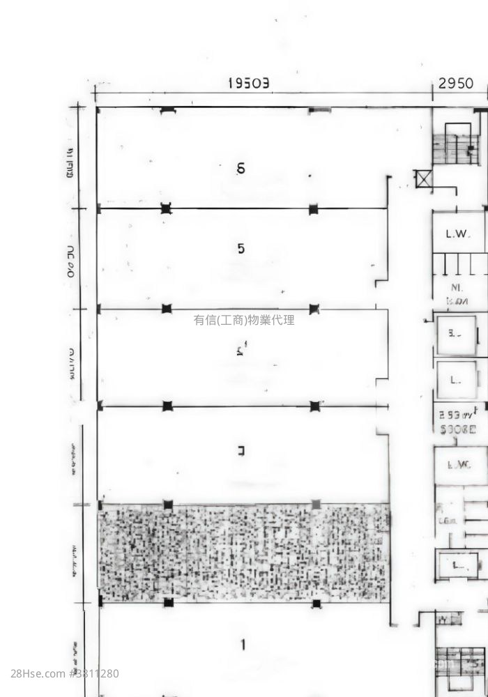 荣吉工业大厦 租盘 1 房