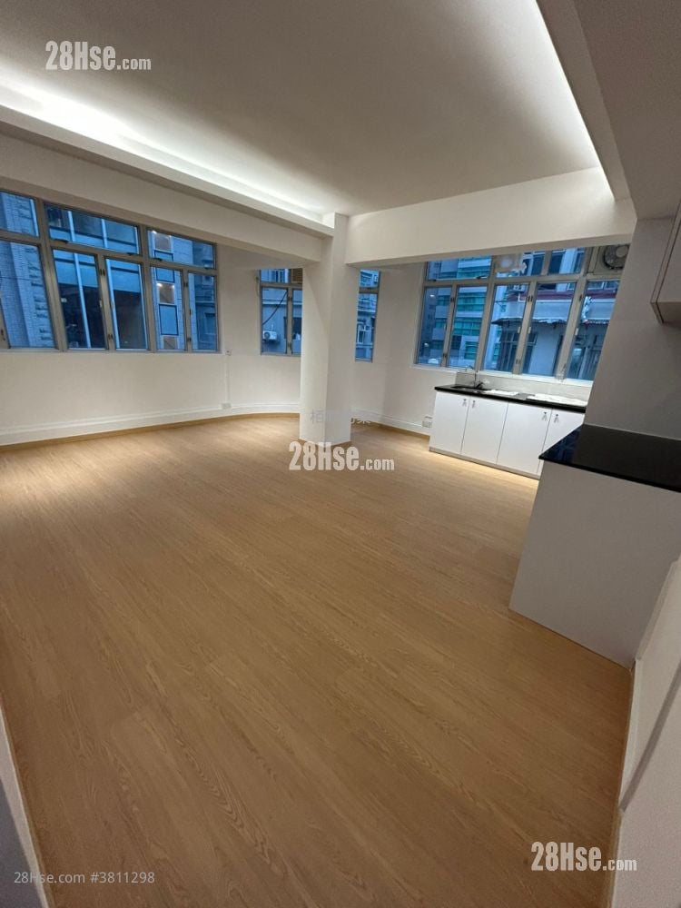 禮信大廈 租盤 3 房 , 2 浴室 1,131 平方呎