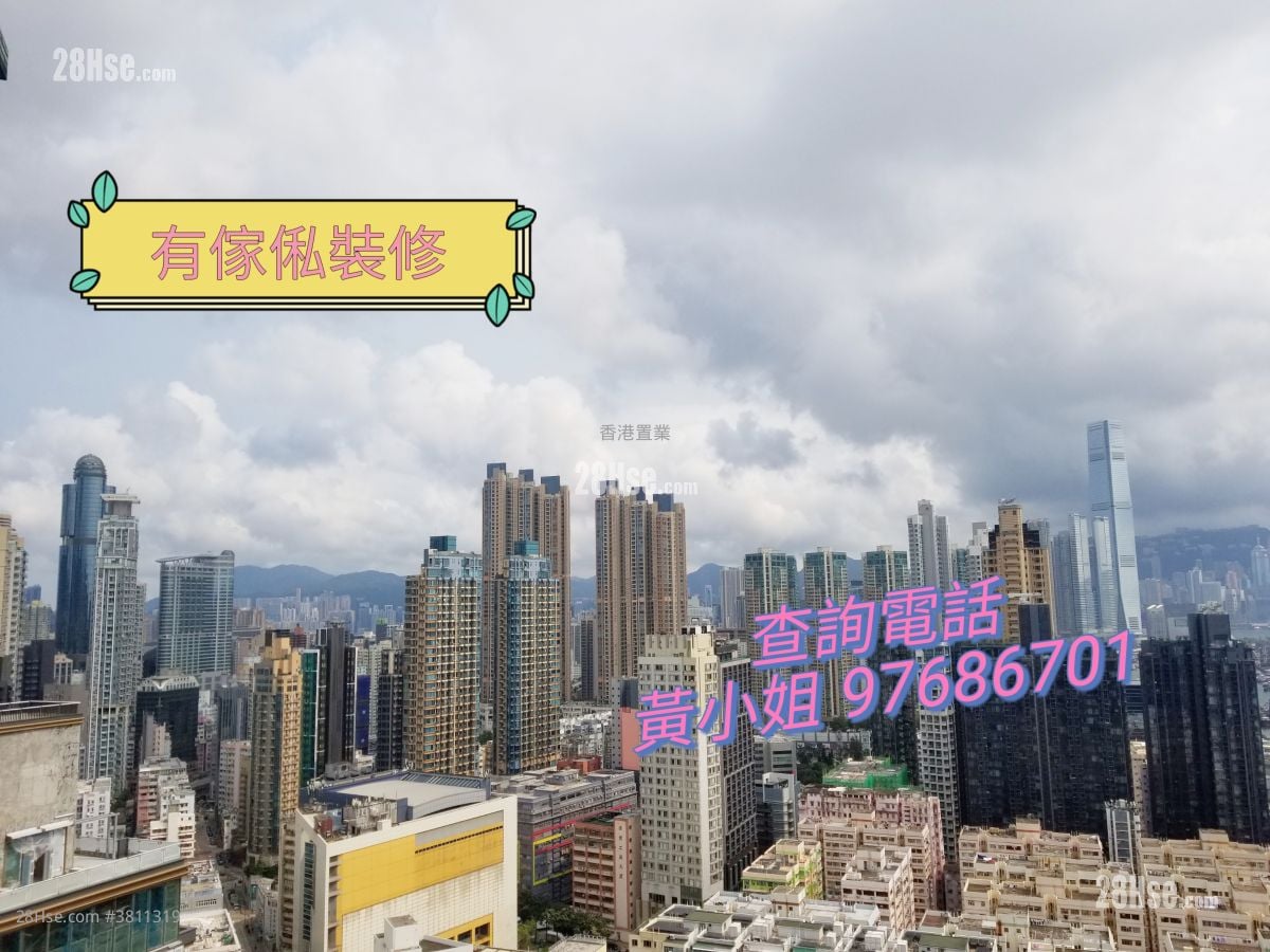 港灣豪庭 租盤 2 房 , 1 浴室 371 平方呎