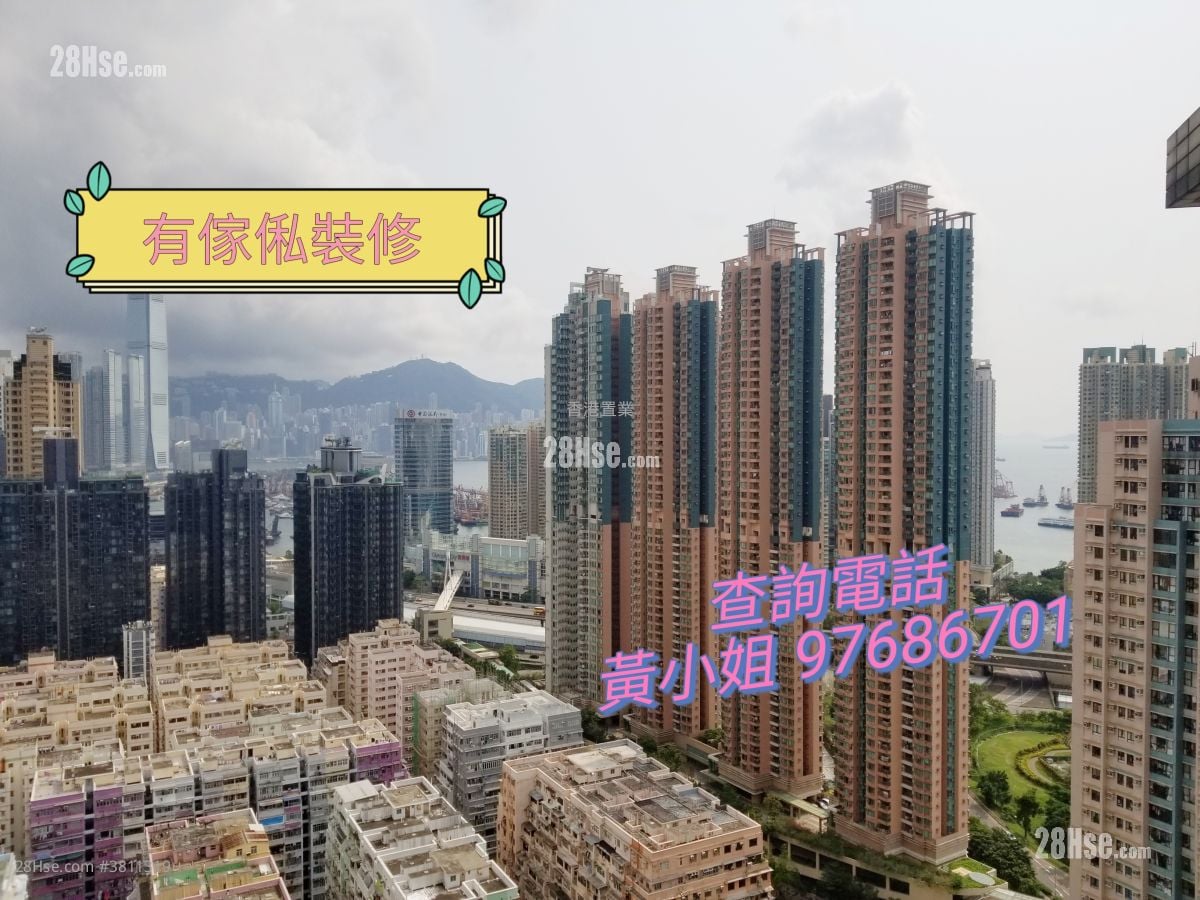 港灣豪庭 租盤 2 房 , 1 浴室 371 平方呎