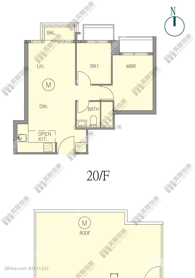 凱和山 售盤 2 房 490 平方呎