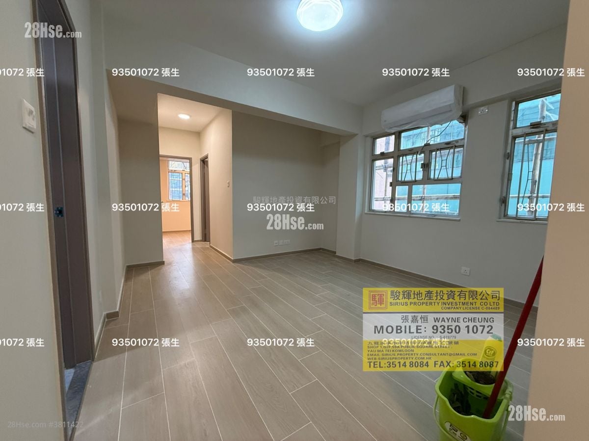 耀基大楼 租盘 3 房 , 2 浴室 664 平方尺