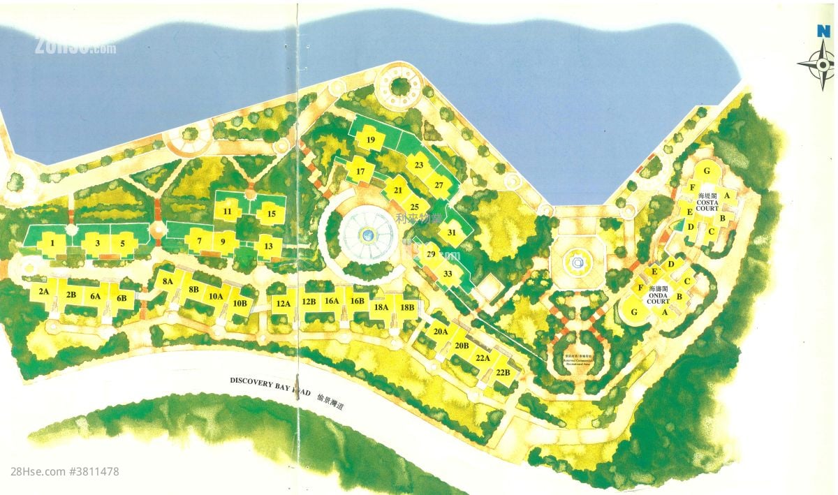 海堤居 售盤 2 房 , 1 浴室 628 平方呎