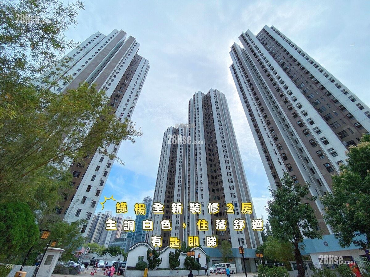 绿杨新邨 租盘 2 房 , 1 浴室 445 平方尺