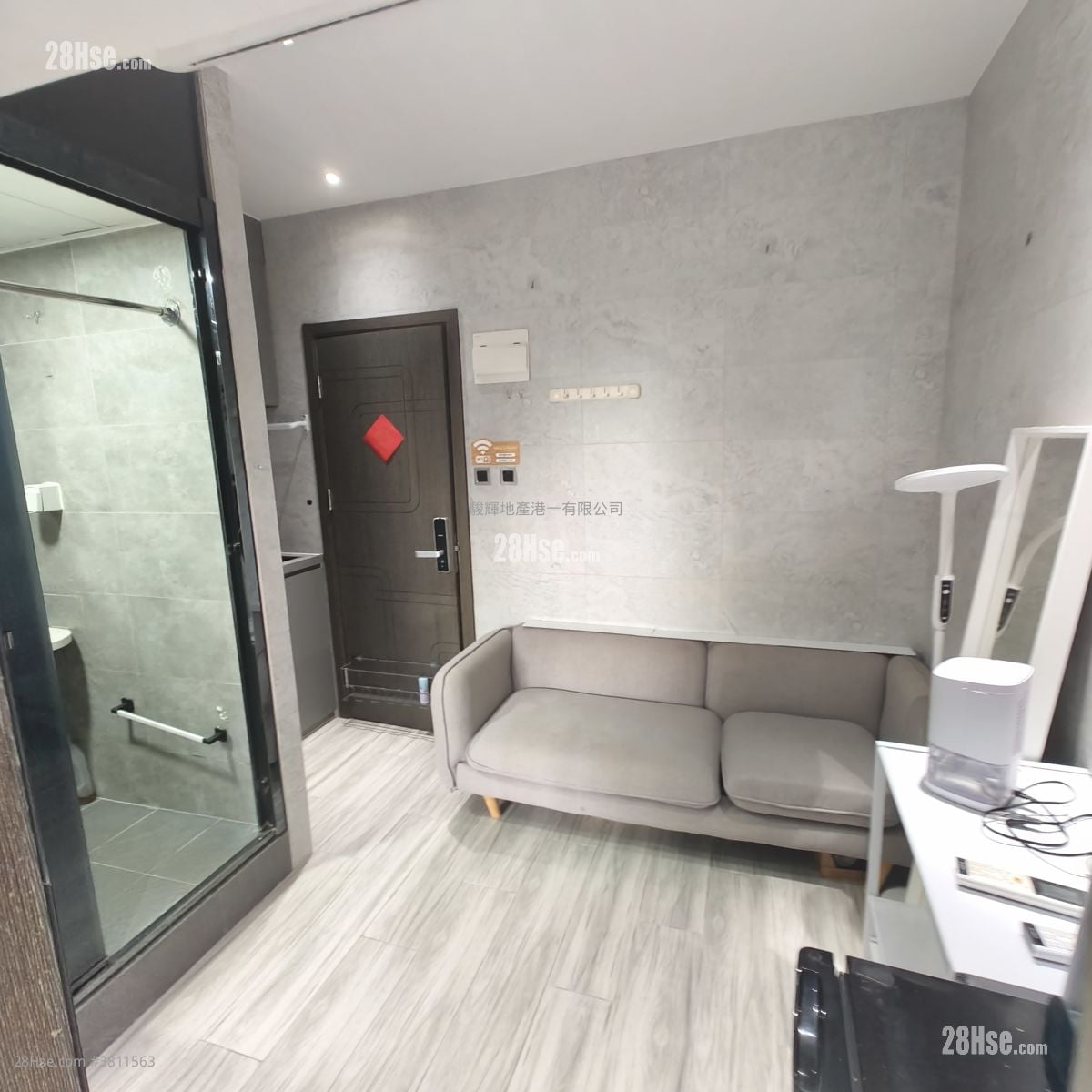 文景楼 租盘 2 房 , 1 浴室 300 平方尺