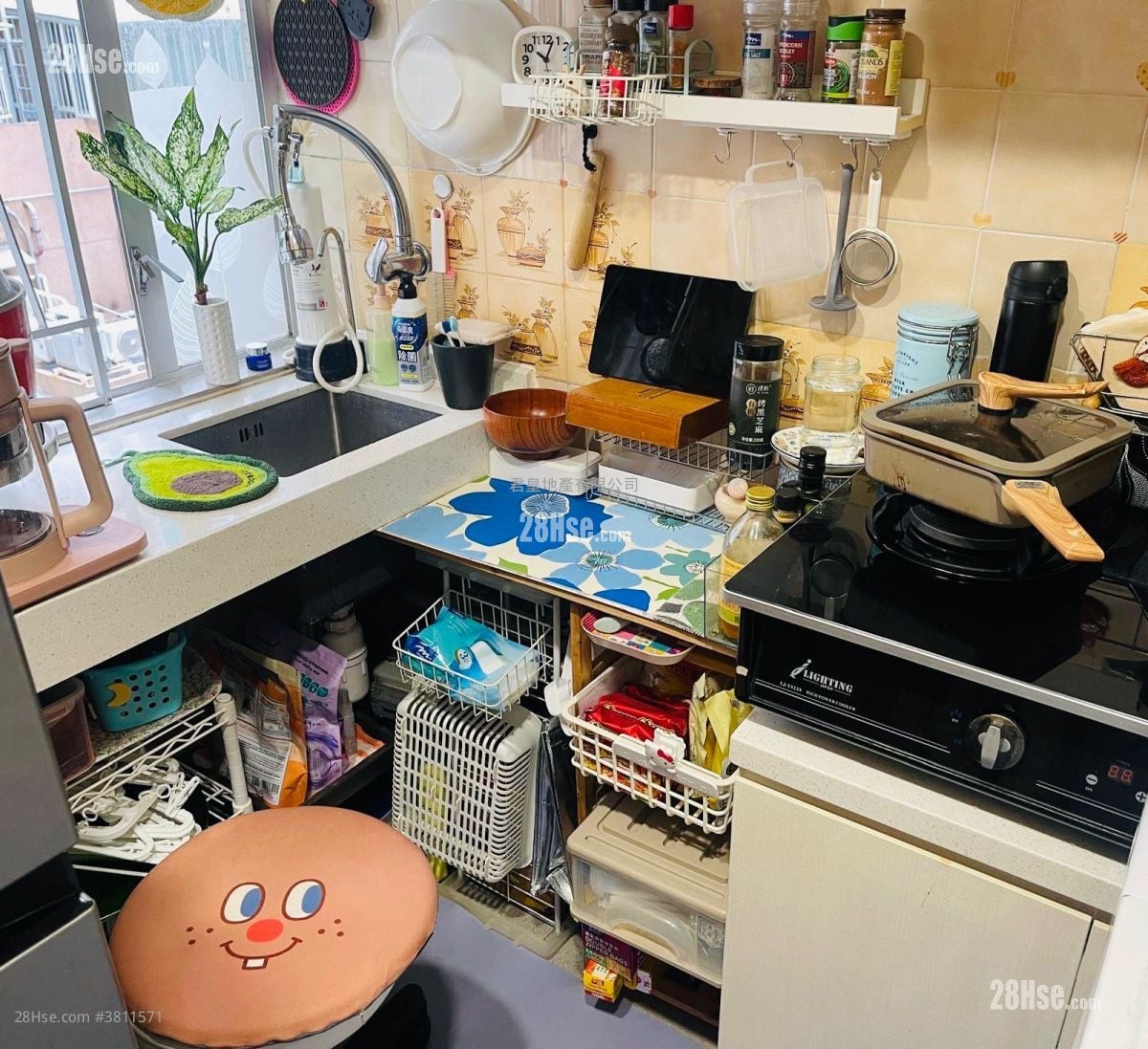 富寧閣 租盤 開放式間隔 , 1 浴室 246 平方呎