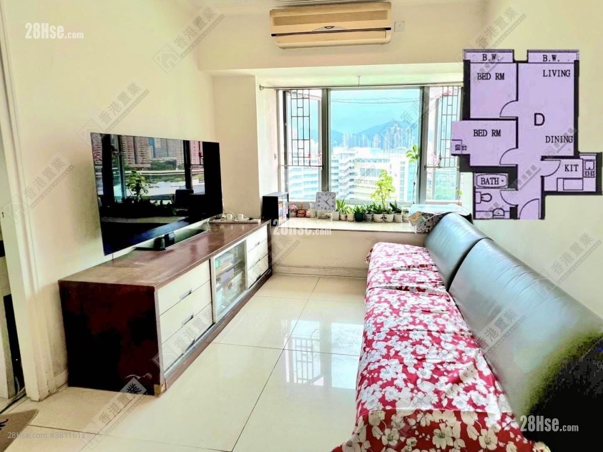 凱帆軒 售盤 2 房 , 1 浴室 431 平方呎