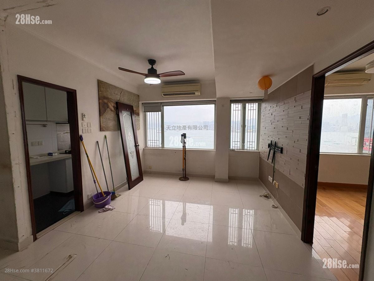 嘉安大厦 租盘 2 房 , 1 浴室 586 平方尺