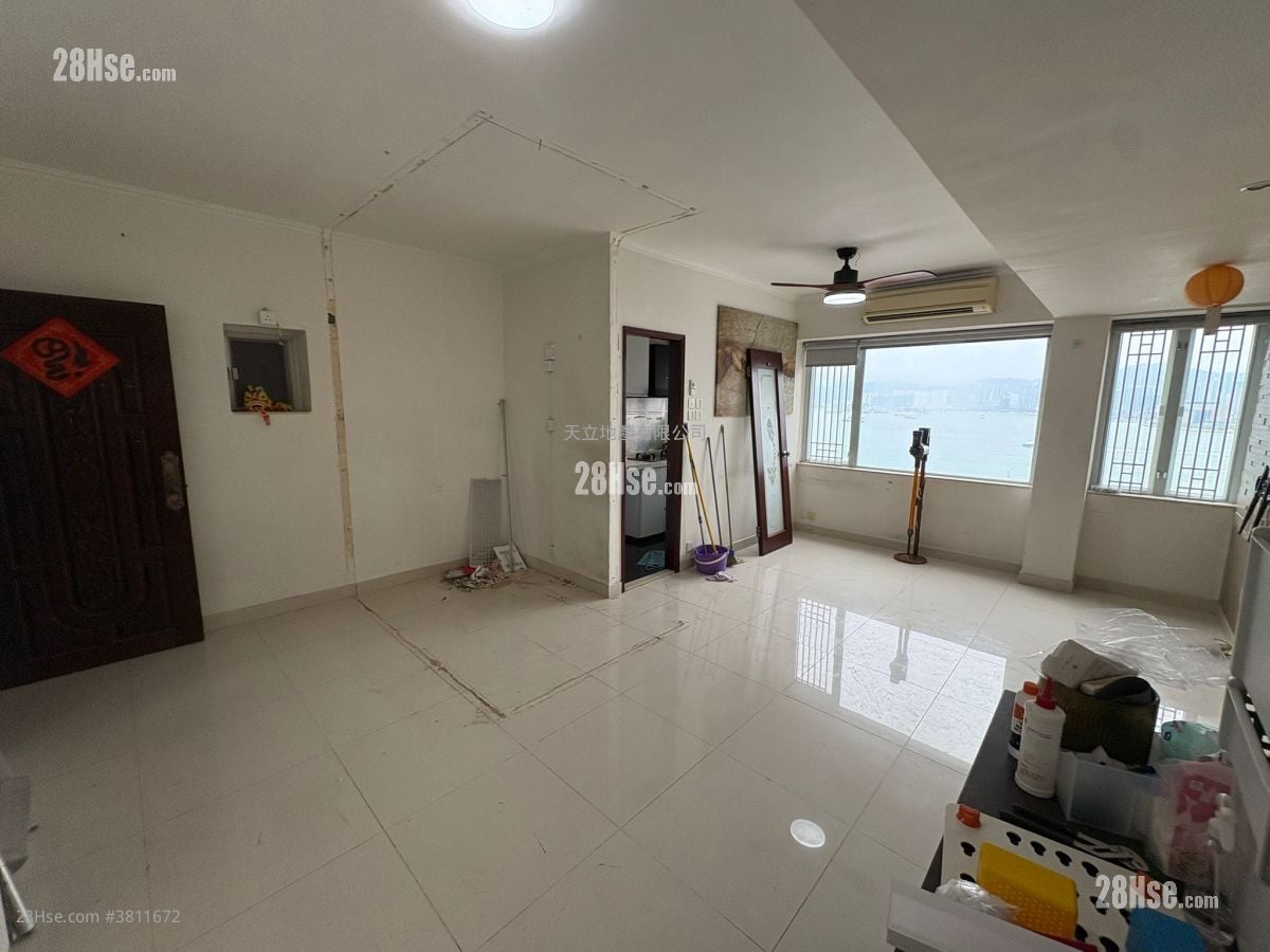 嘉安大厦 租盘 2 房 , 1 浴室 586 平方尺