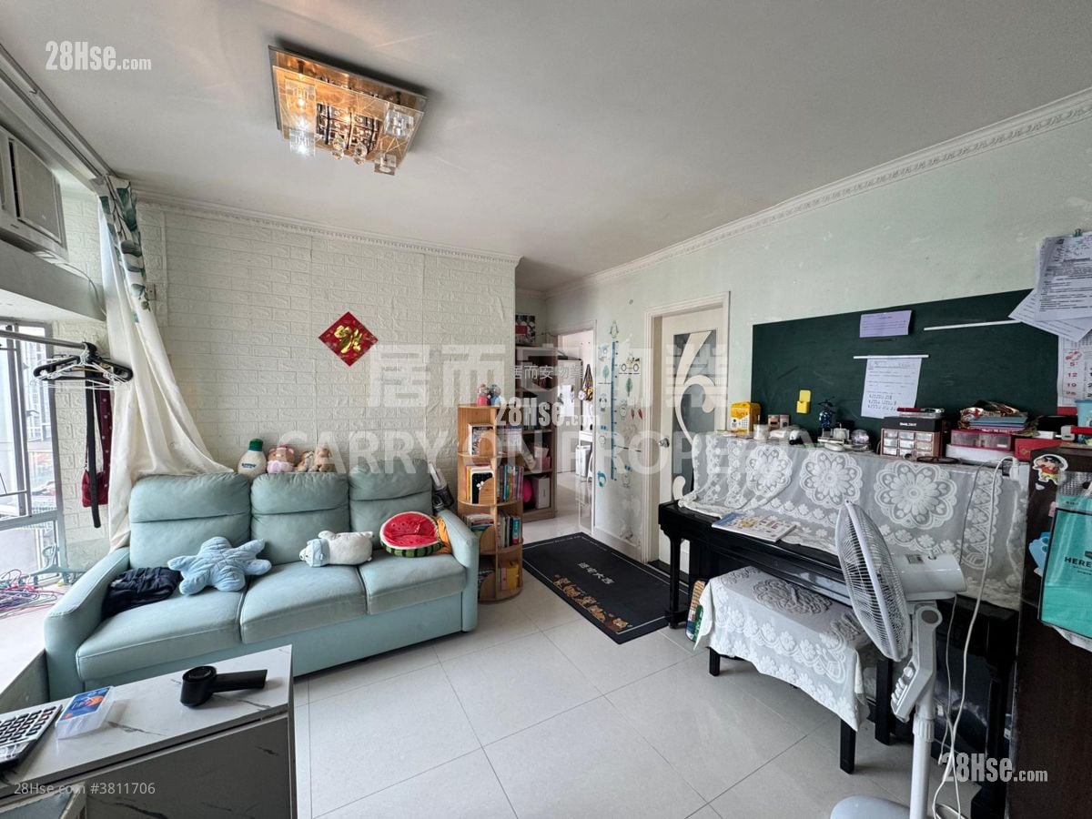 海濱花園 租盤 2 房 , 1 浴室 448 平方呎