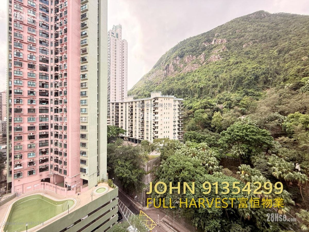 蔚華閣 租盤 3 房 , 2 浴室 686 平方呎