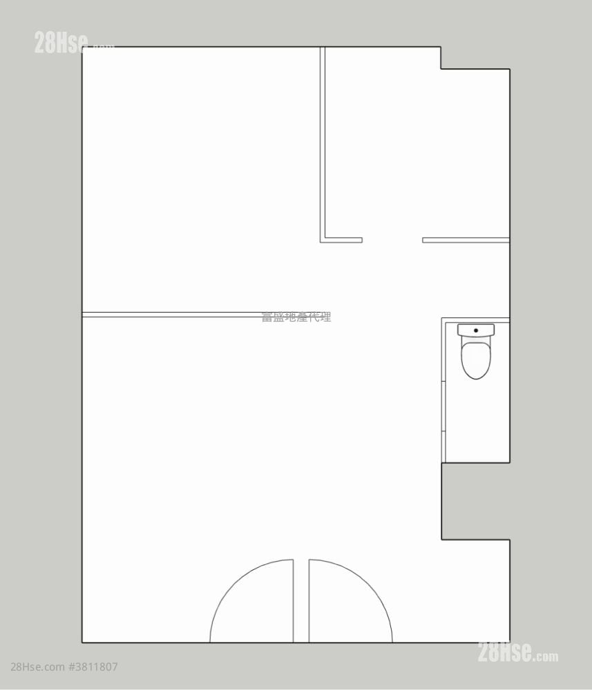 百美工业大厦 售盘 2 房 , 1 厕所 456 平方尺