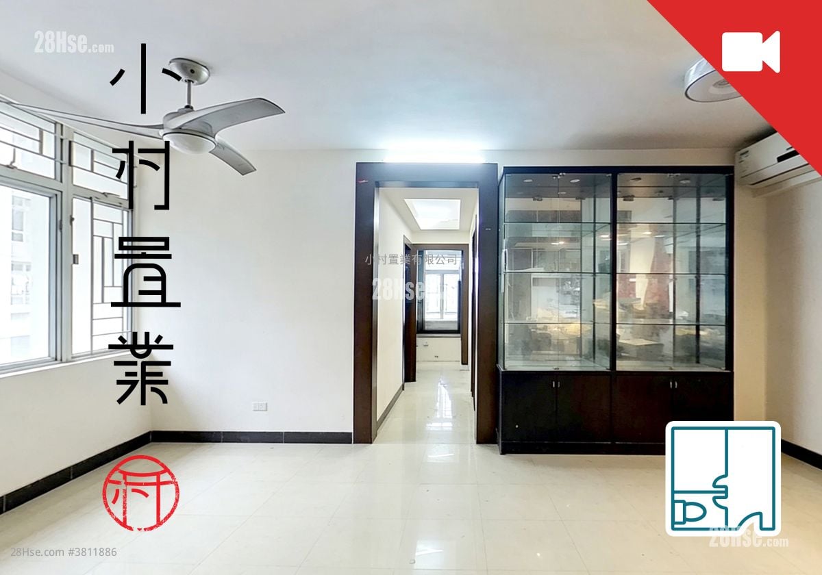 厅: 丽城花园 售盘 3 房 , 2 浴室 668 平方尺