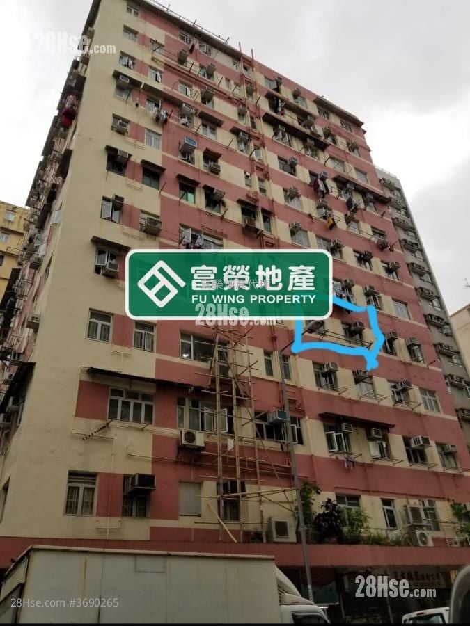 紫云大厦 售盘 开放式间隔 , 1 浴室 374 平方尺