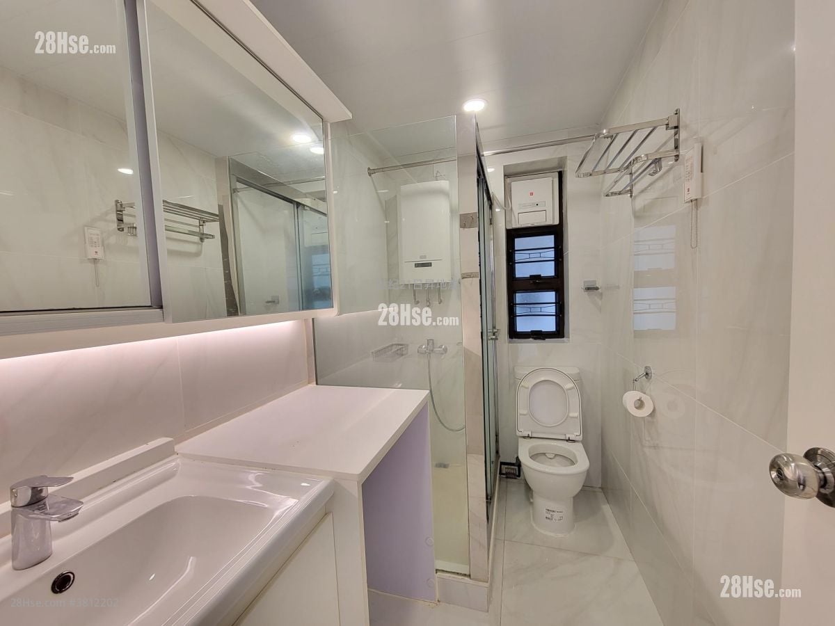 浴室: 康泽花园 售盘 开放式间隔 , 1 浴室 396 平方尺