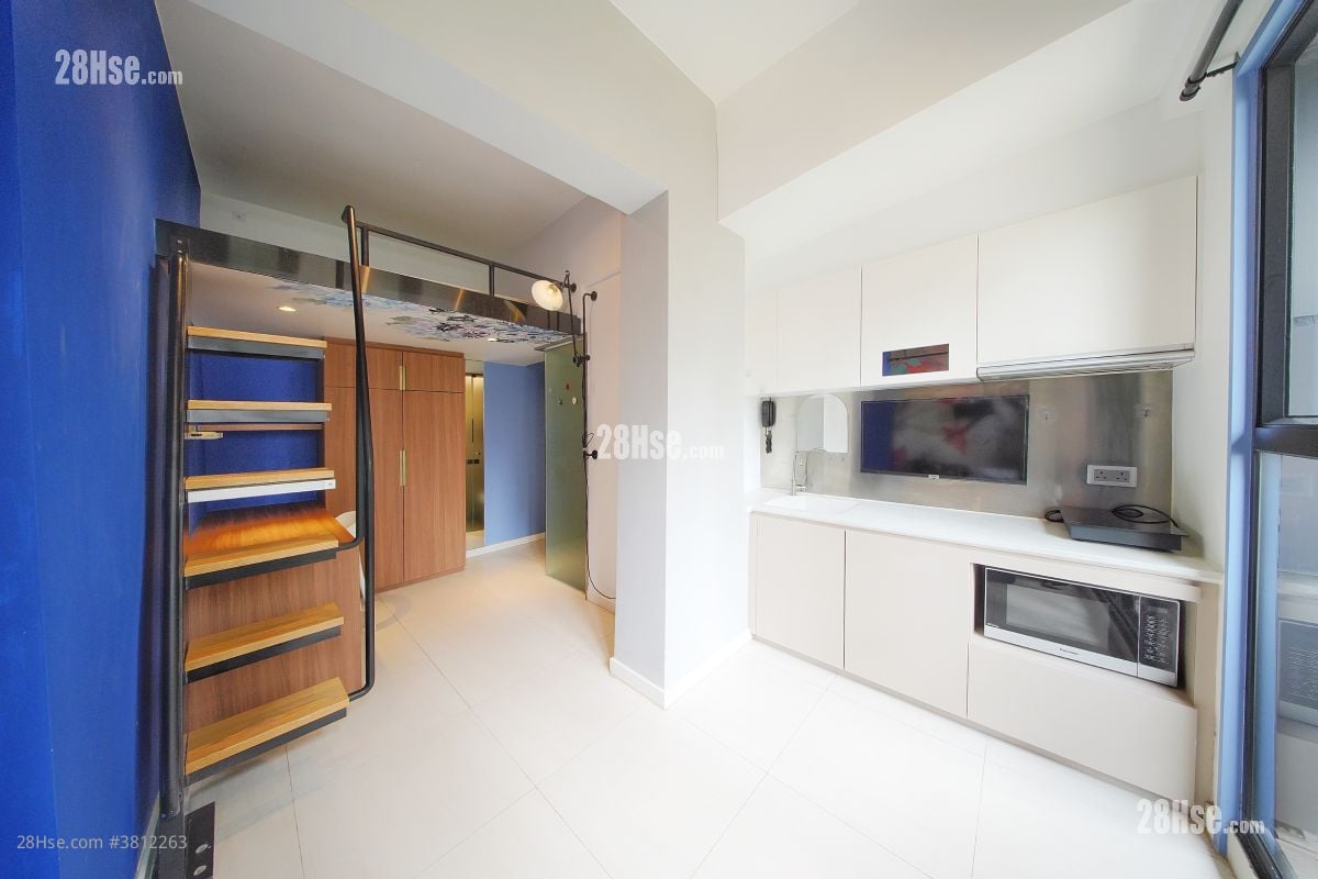 輝豪居 租盤 開放式間隔 , 1 浴室 200 平方呎