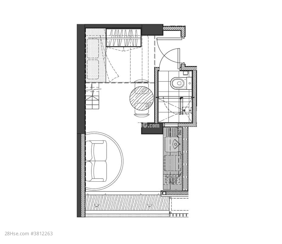 輝豪居 租盤 開放式間隔 , 1 浴室 200 平方呎
