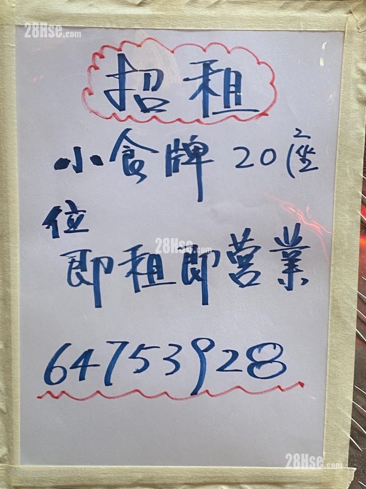 华耀商业大厦 租盘 450 平方尺