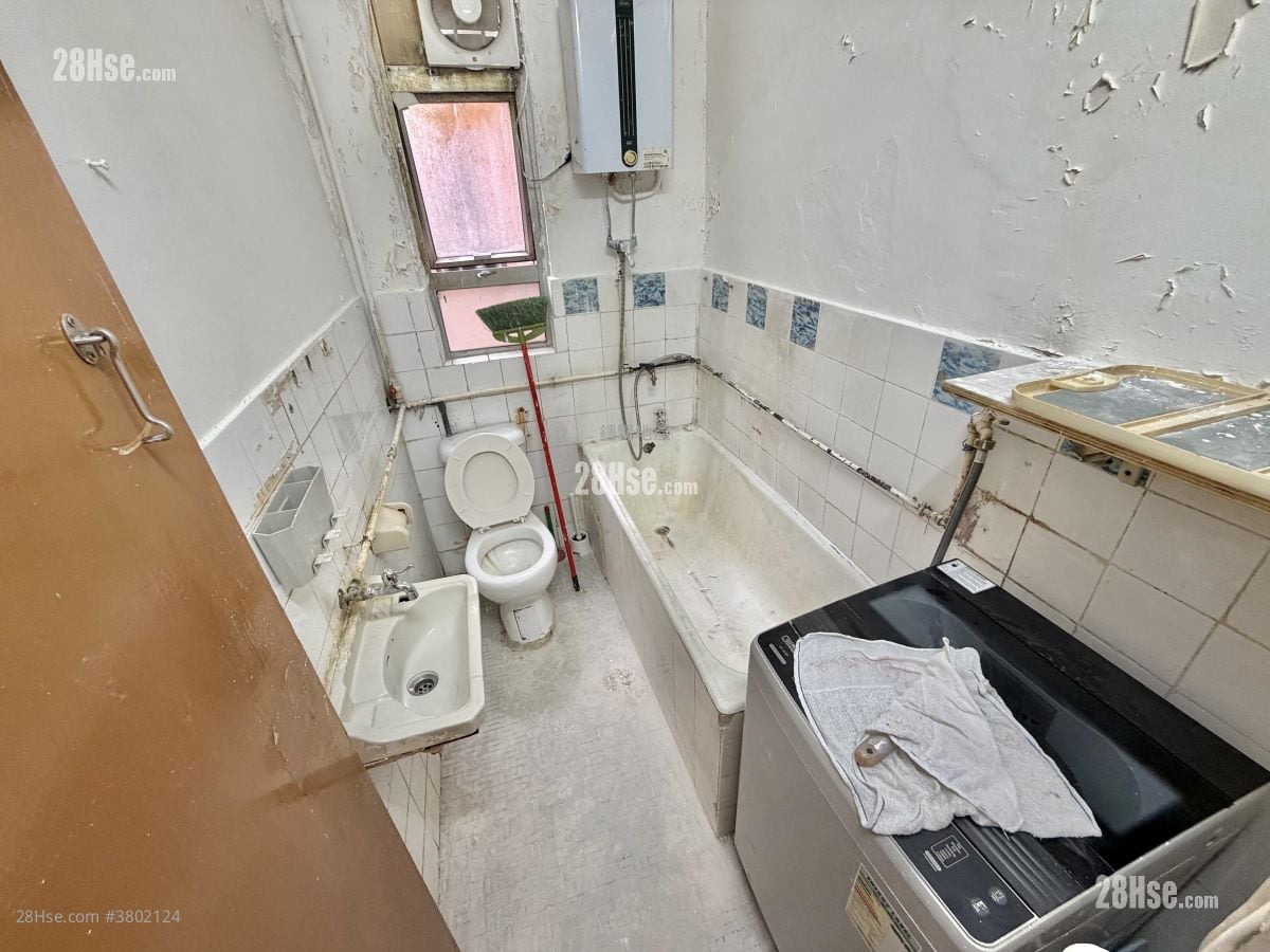 安福大楼 租盘 3 房 , 1 浴室 438 平方尺