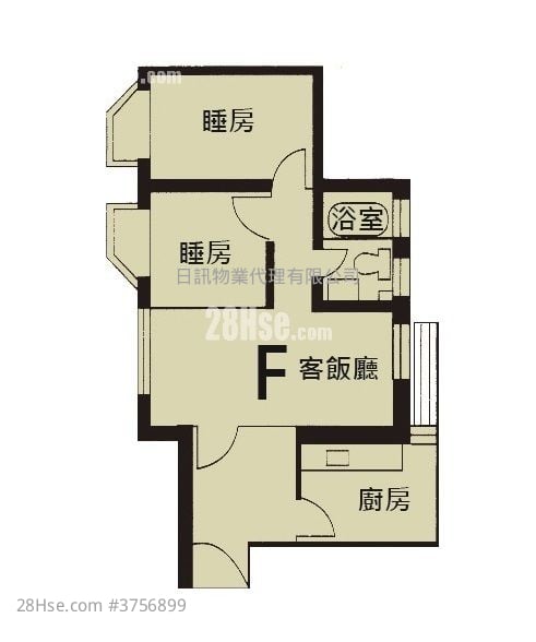 海湾花园 售盘 2 房 , 1 浴室 470 平方尺