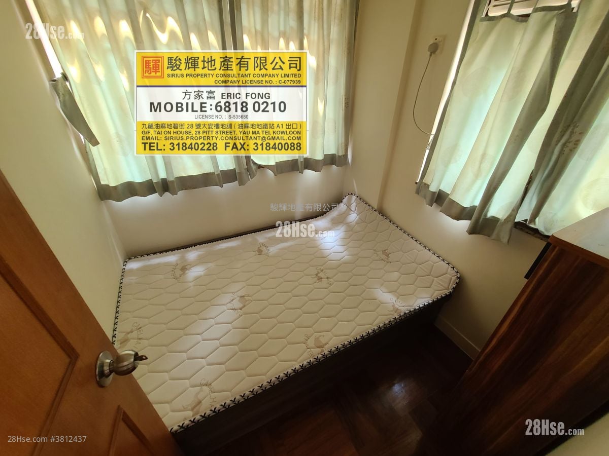 偉晴閣 租盤 2 房 , 1 浴室 306 平方呎