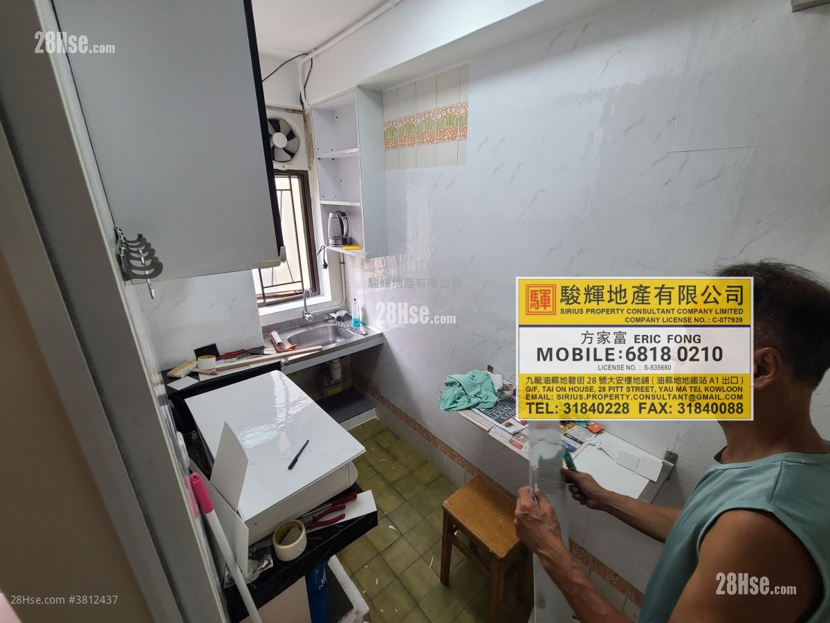 偉晴閣 租盤 2 房 , 1 浴室 306 平方呎