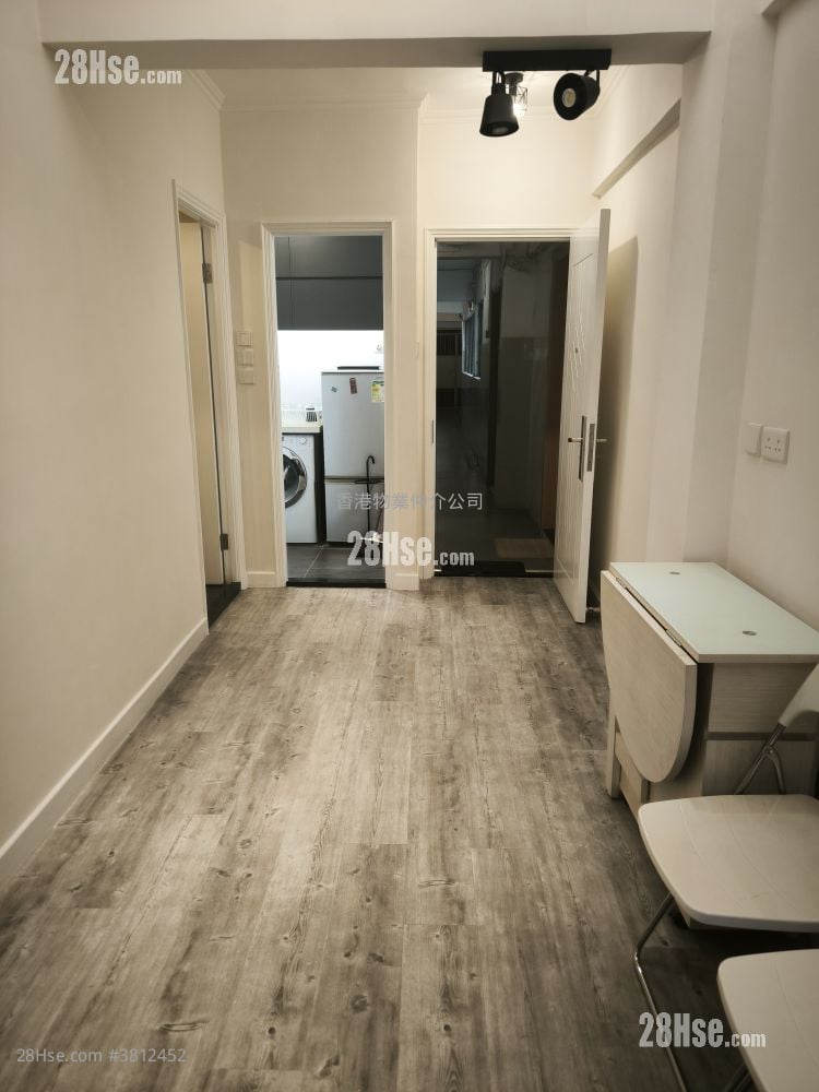 麗園大廈 租盤 2 房 , 1 浴室 374 平方呎