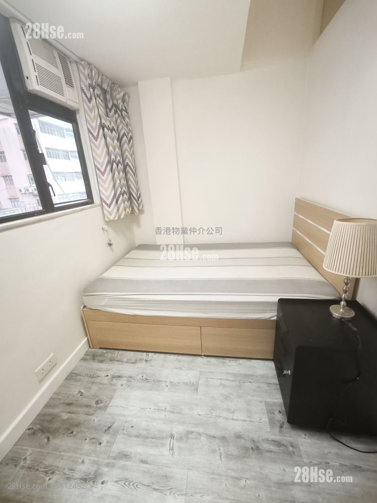 麗園大廈 租盤 2 房 , 1 浴室 374 平方呎