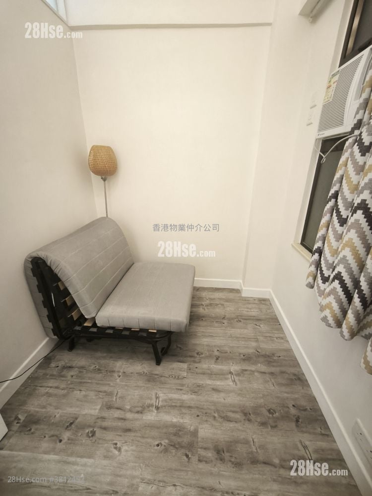 麗園大廈 租盤 2 房 , 1 浴室 374 平方呎