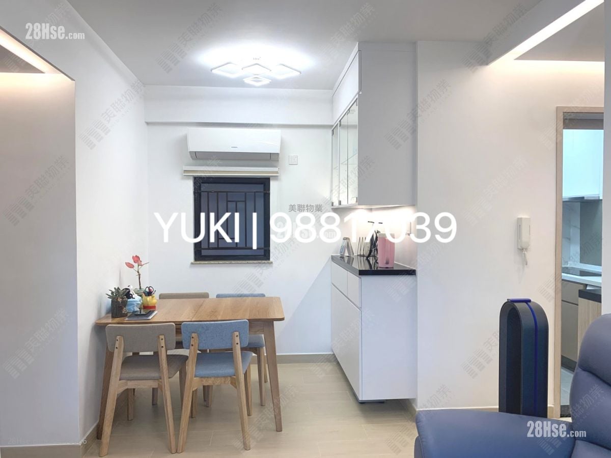 欣廷轩 租盘 2 房 , 1 浴室 417 平方尺