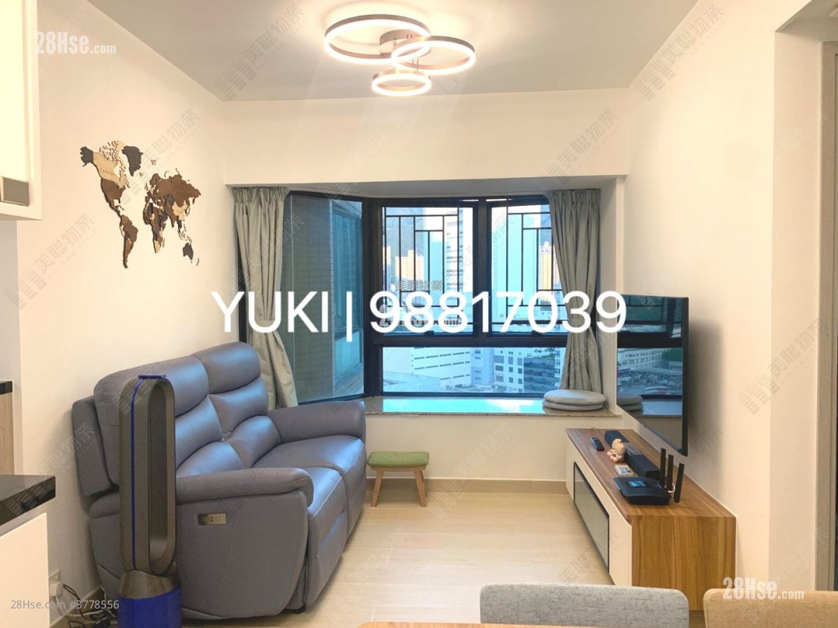 欣廷轩 租盘 2 房 , 1 浴室 417 平方尺