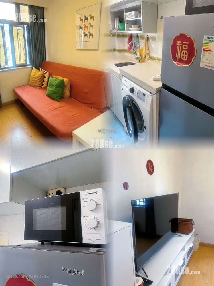 Luk Yeung Sun Chuen Rental 2 Bedrooms , 1 Bathroom 451 ft²
