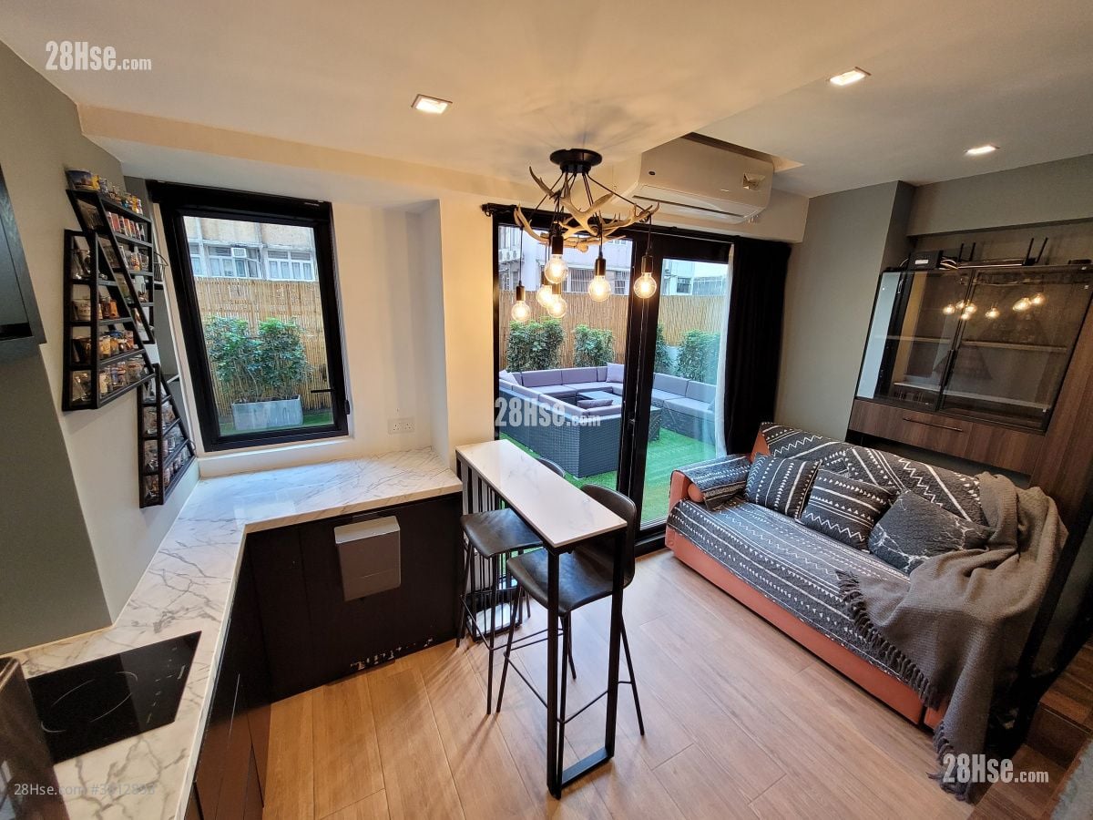 华利楼 租盘 开放式间隔 , 1 浴室 260 平方尺