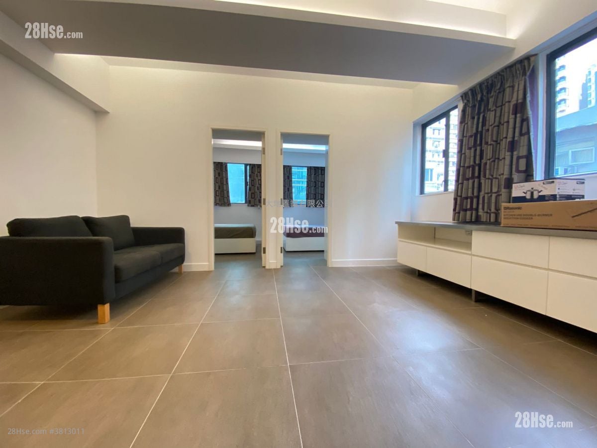 晴峰居 租盘 2 房 , 1 浴室 548 平方尺