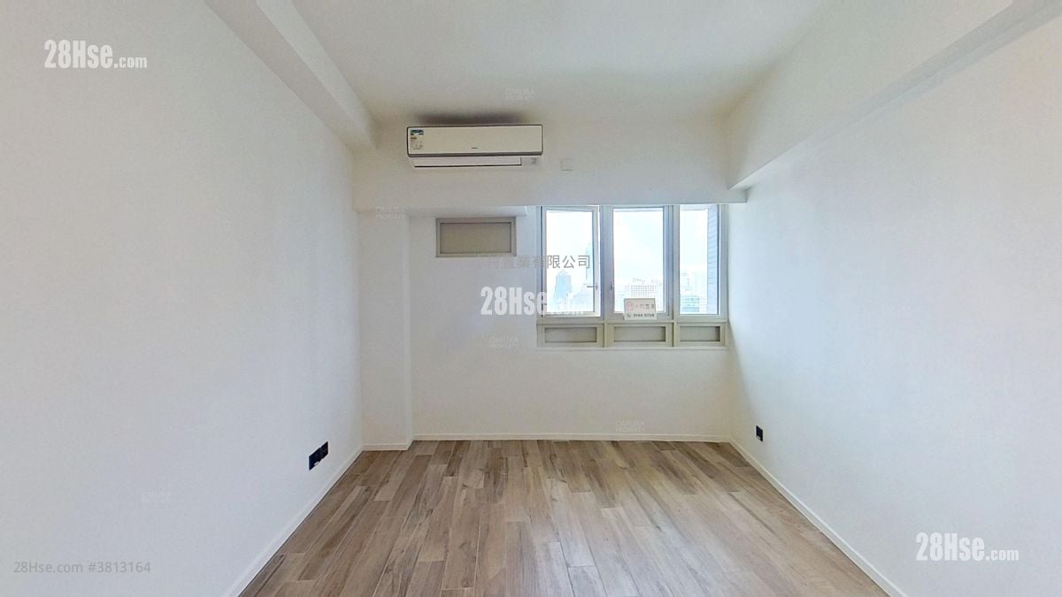 主人房: 胜宗大厦 租盘 1 房 , 2 浴室 742 平方尺