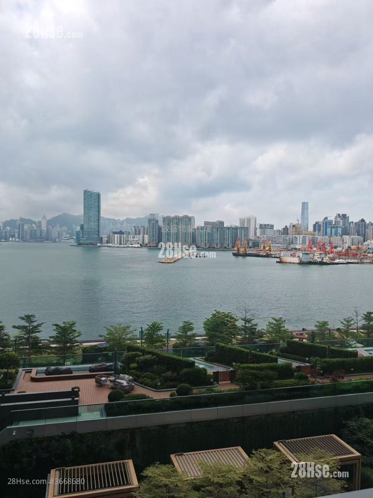 維港灣畔 租盤 2 房 , 1 浴室 513 平方呎