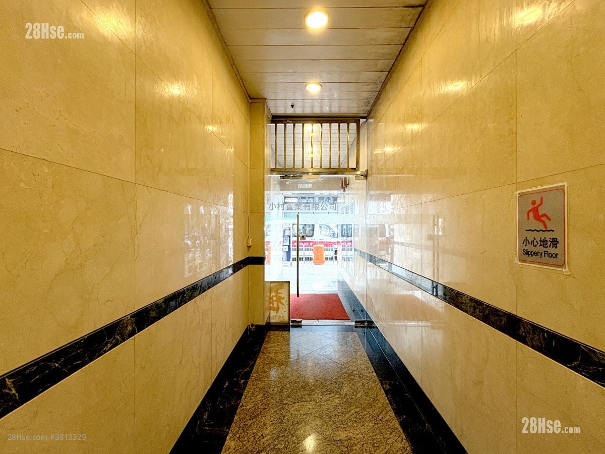 大堂: 仁和大廈 租盤 2 房 , 1 浴室 422 平方呎