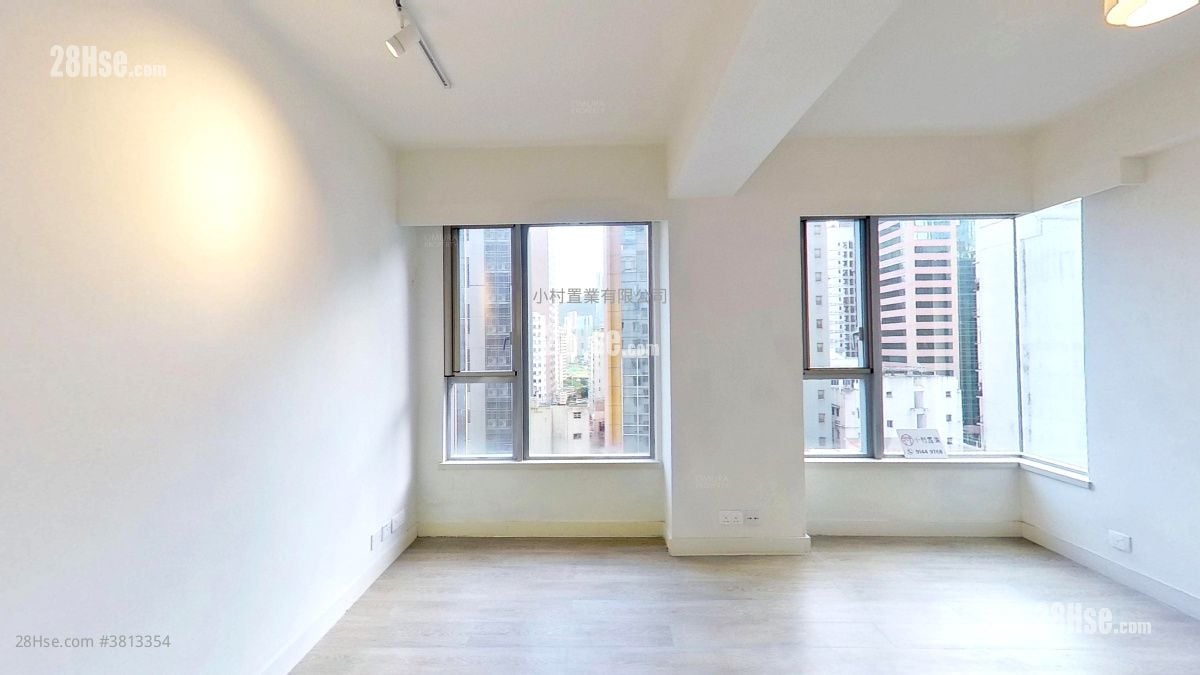 主人房: 置家中心 租盤 1 房 , 1 浴室 384 平方呎