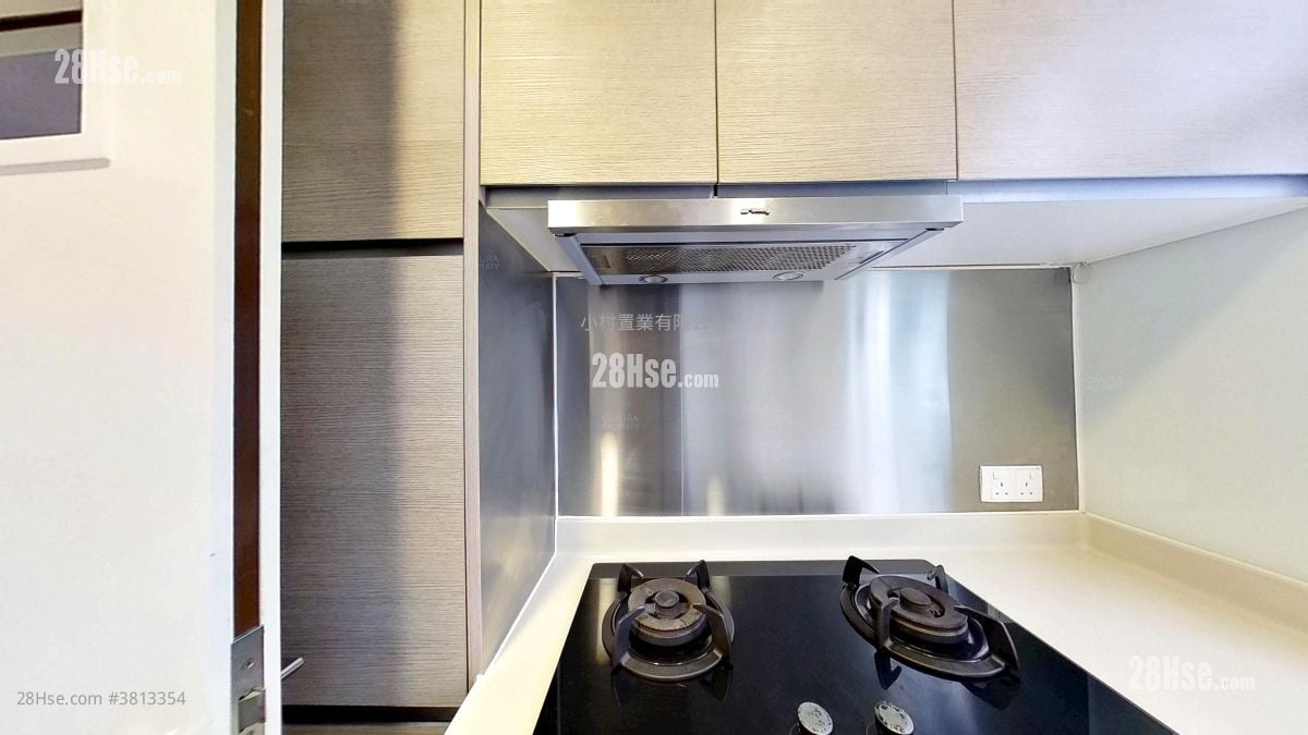 廚房: 置家中心 租盤 1 房 , 1 浴室 384 平方呎