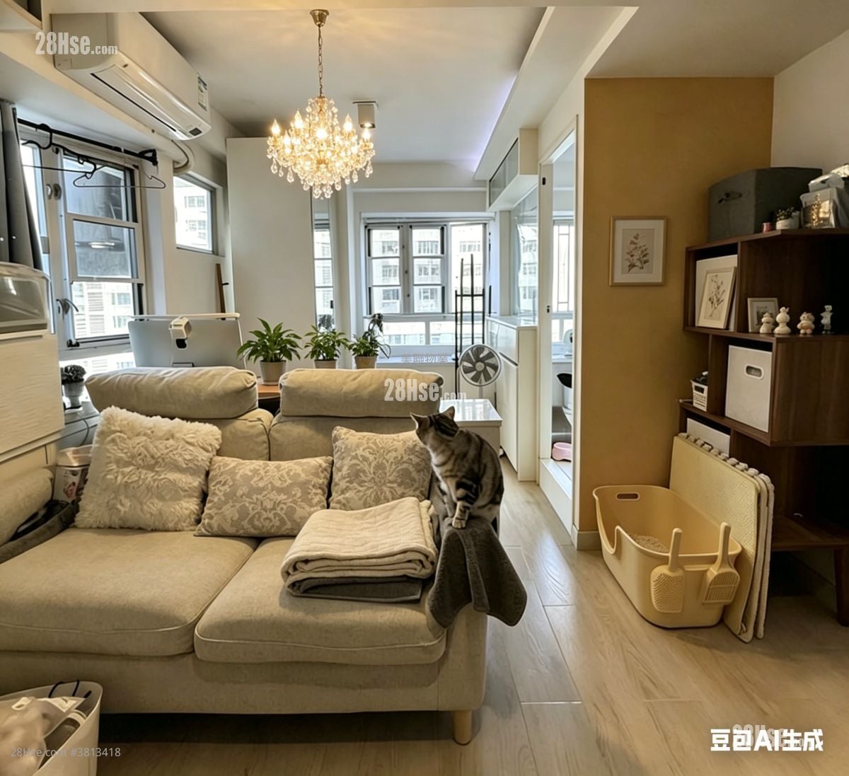 厅: 好运中心 售盘 2 房 , 1 浴室 326 平方尺