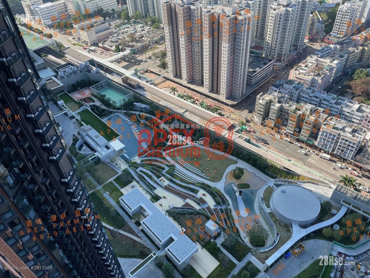 柏傲庄 租盘 2 房 , 1 浴室 350 平方尺