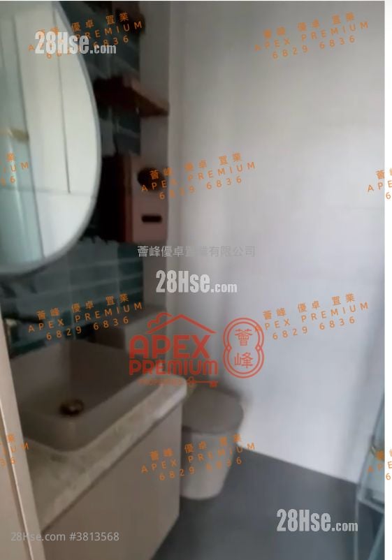 柏傲庄 租盘 2 房 , 1 浴室 350 平方尺