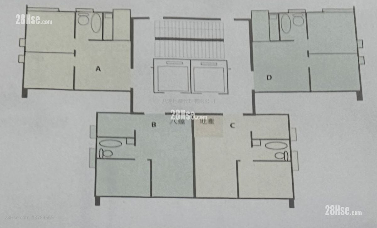 威发大厦 售盘 2 房 , 1 浴室 259 平方尺