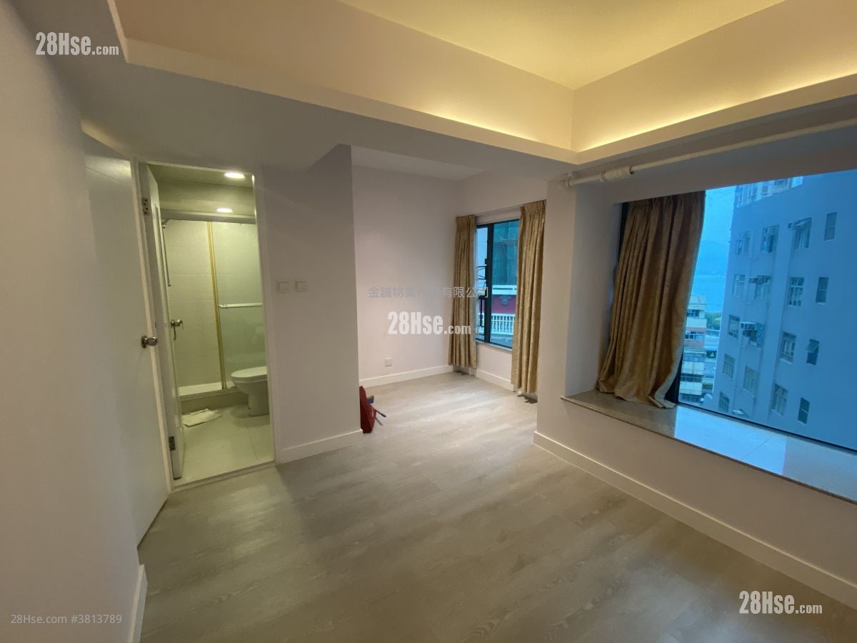 主人房: 俊升华庭 租盘 1 房 , 1 浴室 460 平方尺