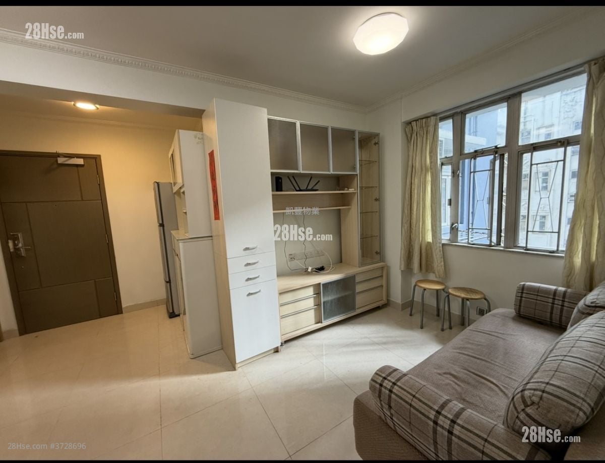 Ka Wing Building Rental 2 Bedrooms , 1 Bathroom 382 ft²